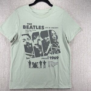 The Beatles Rooftop Concert Graphic Tee | Sage Grn Band T-shirt January 30, 1969